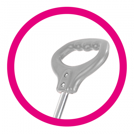 Prima mea tricicleta roz cu maner - Unicorn, DOLU, 2-3 ani + [1]