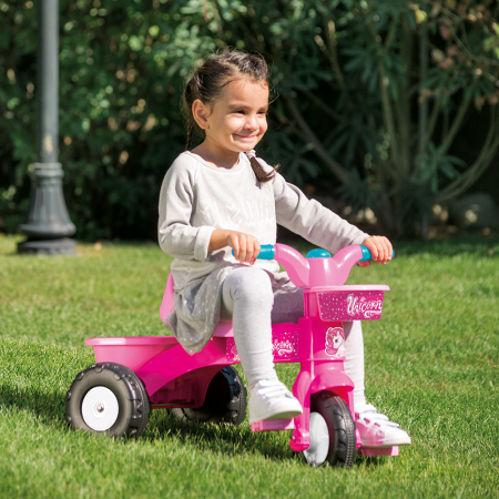 Vehicule - Prima mea tricicleta roz - Unicorn, DOLU, 2-3 ani +