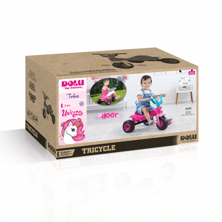 Vehicule - Prima mea tricicleta - Unicorn, DOLU, 2-3 ani +