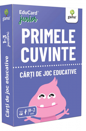 Jucarii si jocuri copii - Primele cuvinte, Editura Gama, 6-7 ani +