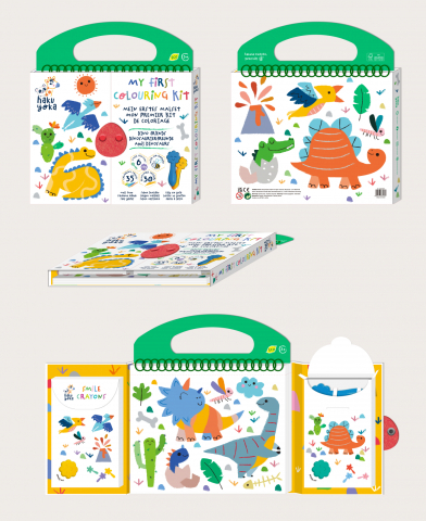 Primul meu kit de desenat - Prietenii Dinozauri, Haku Yoka, portabil [2]