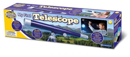 Jucarii copii 12+ ani - Primul meu telescop cu trepied, Brainstorm, 8-9 ani +