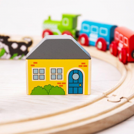 Primul meu tren - set, BIGJIGS Toys, 2-3 ani + [3]