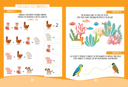 Probleme de mate pentru mici genii - clasa pregătitoare, DPH, 6-7 ani + [4]