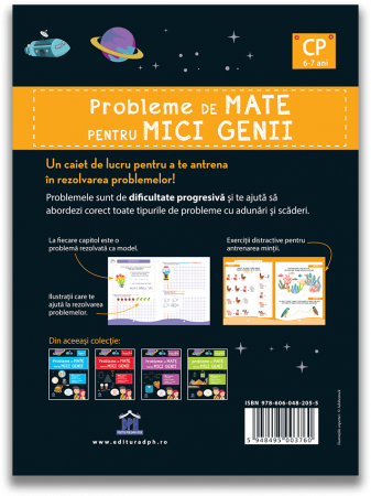 Probleme de mate pentru mici genii - clasa pregătitoare, DPH, 6-7 ani + [1]