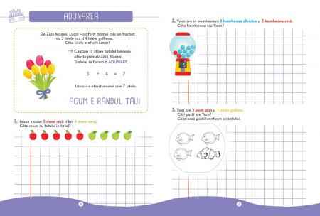 Probleme de mate pentru mici genii - clasa pregătitoare, DPH, 6-7 ani + [3]