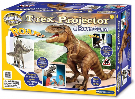 Jucarii educative 2 - 3 ani - Proiector 2 in 1 - T Rex, Brainstorm, 2-3 ani +