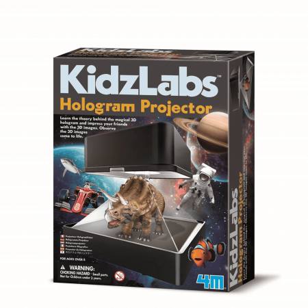 Jocuri experimente stiintifice - Proiector Holograma KidzLabs, 4M, +5 ani