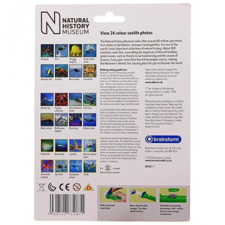 Proiector tip lanterna - Animale marine, Natural History Museum, 2-3 ani + [2]