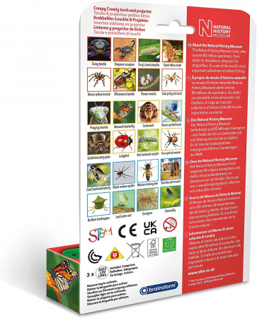Proiector tip lanterna - Insecte, Natural History Museum, 2-3 ani + [1]