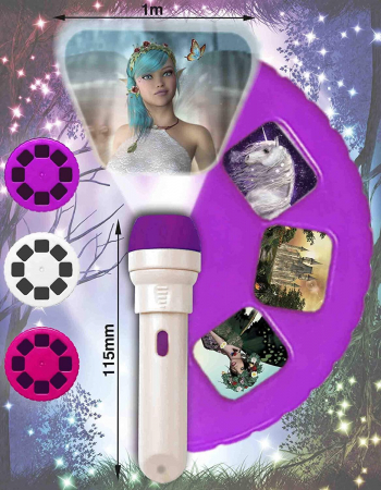 Proiector tip lanterna - Zane si unicorni, Brainstorm, 2-3 ani + [1]