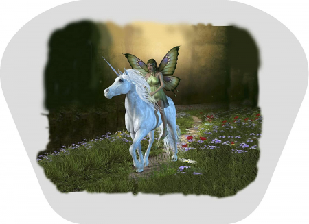 Proiector tip lanterna - Zane si unicorni, Brainstorm, 2-3 ani + [12]