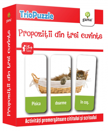 Vârsta - Propoziții din trei cuvinte, Editura Gama, 4-5 ani +