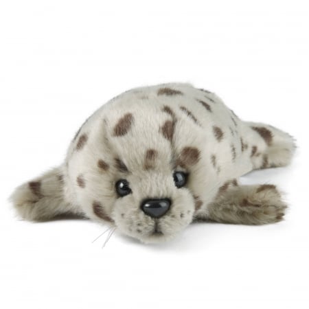 Plusuri - Pui de Foca comuna 22 cm  - Jucarie de plus Living Nature 