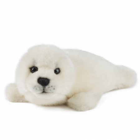 Plusuri bebelusi - Pui de Foca Gri 20 cm - Jucarie de plus Living Nature