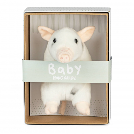 Plusuri - Pui de Purcel de Juliana 17 cm in cutie - Jucarie de plus Living Nature