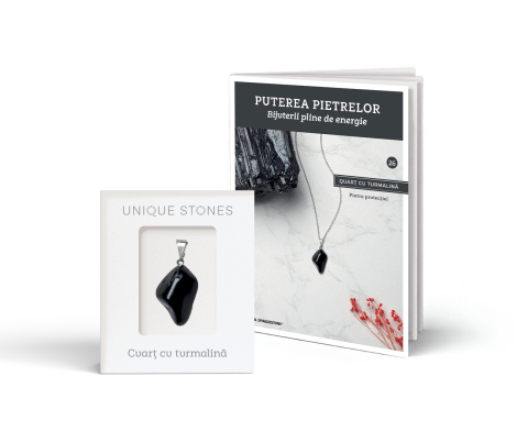 Puterea Pietrelor - Bijuterii pline de energie - Puterea Pietrelor- Revista 26: Cuarț cu turmalină