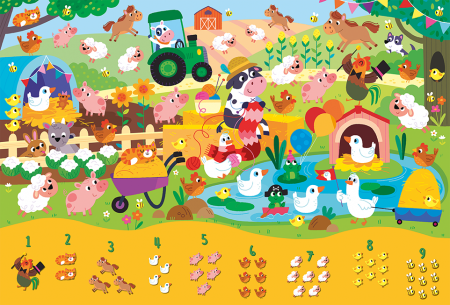 Puzzle 123 - Ferma, Ludattica, 3 ani+ [3]