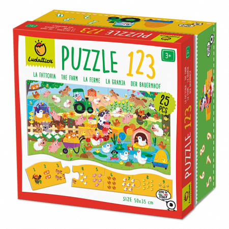 Puzzle 123 - Ferma, Ludattica, 3 ani+ [1]