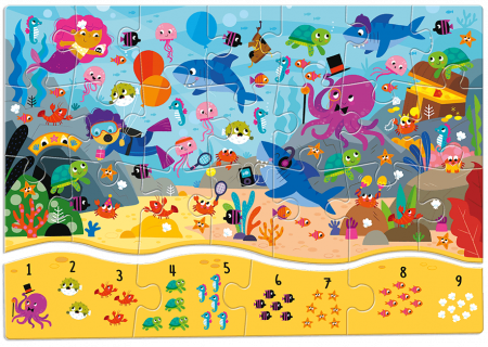 Puzzle 123 - Marea, Ludattica, 3 ani+, 25 piese [1]