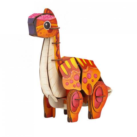 Puzzle 3D cu sunete - Brachiosaurus, Build  n  Sound [1]