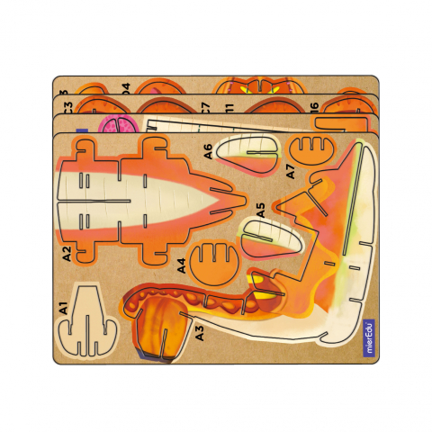 Puzzle 3D cu sunete - Brachiosaurus, Build  n  Sound [2]