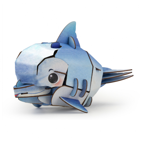 Puzzle 3D cu sunete - Delfin, Build  n  Sound [5]