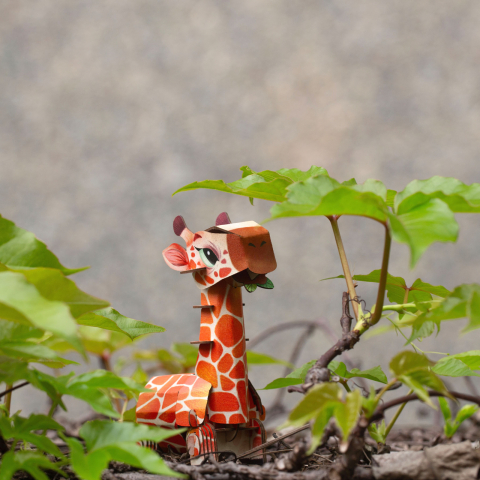 Puzzle 3D cu sunete - Girafa, Build  n  Sound [7]