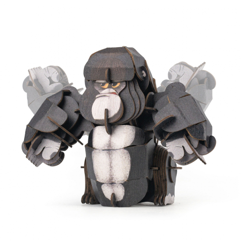 Puzzle 3D cu sunete - Gorila, Build  n  Sound [5]