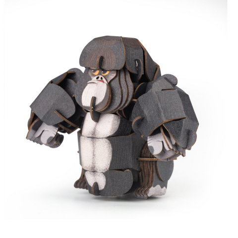 Puzzle 3D cu sunete - Gorila, Build  n  Sound [6]