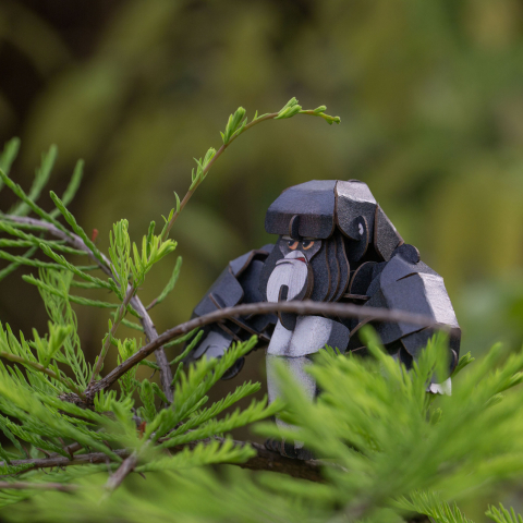 Puzzle 3D cu sunete - Gorila, Build  n  Sound [9]