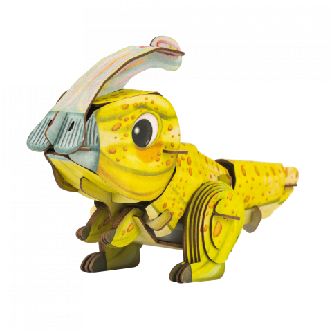 Puzzle 3D cu sunete - Parasaurolophus, Build  n  Sound [1]