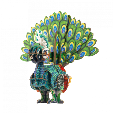 Puzzle 3D cu sunete - Paun, Build  n  Sound [1]