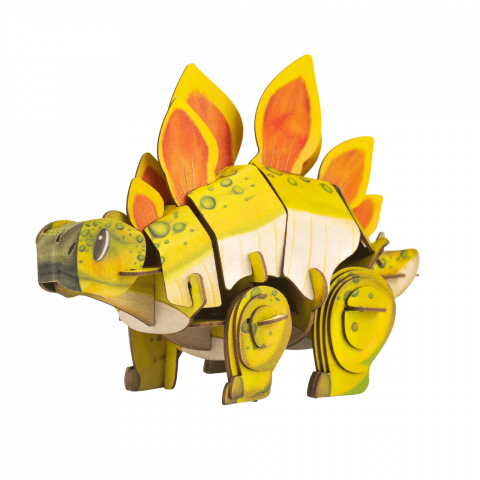 Puzzle 3D cu sunete - Stegosaurus, Build  n  Sound [2]