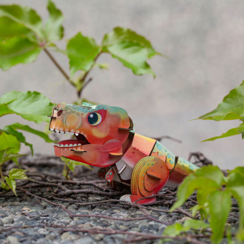 Puzzle 3D cu sunete - Tyrannosaurus Rex, Build  n  Sound [7]