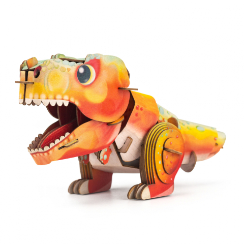Puzzle 3D cu sunete - Tyrannosaurus Rex, Build  n  Sound [4]