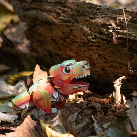 Puzzle 3D cu sunete - Tyrannosaurus Rex, Build  n  Sound [5]