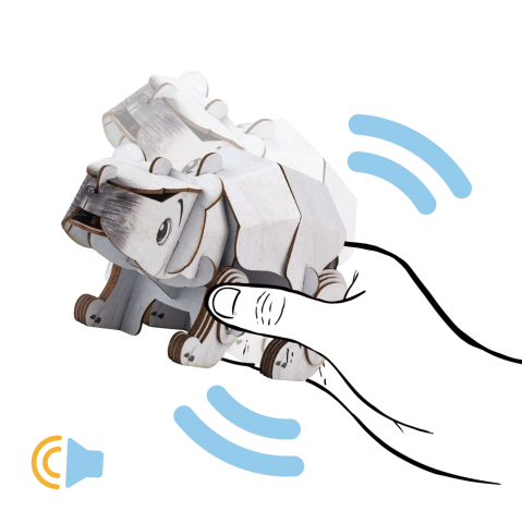 Puzzle 3D cu sunete - Urs polar, Build  n  Sound [4]