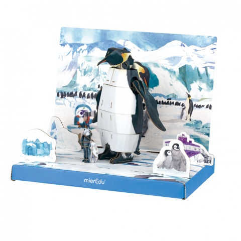 Puzzle 3D reglabil - Pinguin Imperial (deluxe) [3]