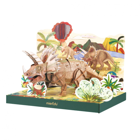 Puzzle 3D reglabil - TRICERATOPS (deluxe) [1]