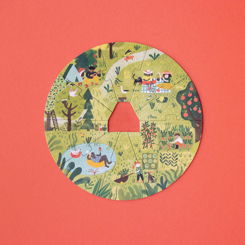 Puzzle 4 anotimpuri, Londji, 4-5 ani + [4]