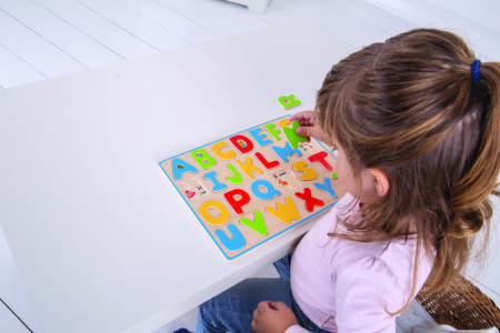 Puzzle ABC, BIGJIGS Toys, 2-3 ani + [1]