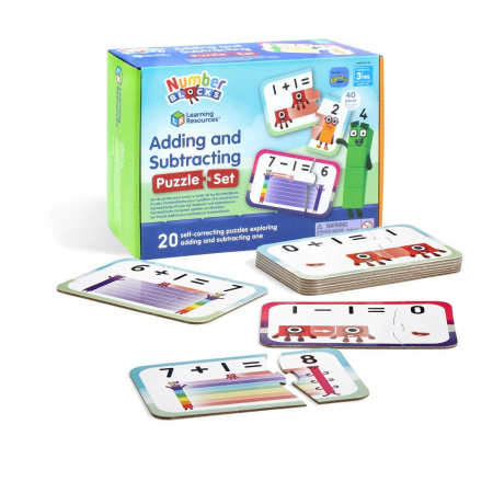 Jucarii copii 4-5 ani - Puzzle - Adunari si scaderi 1-10 - Numberblocks
