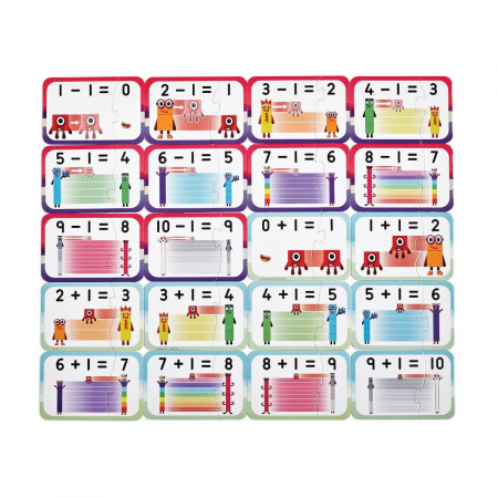 Puzzle - Adunari si scaderi 1-10 - Numberblocks [3]