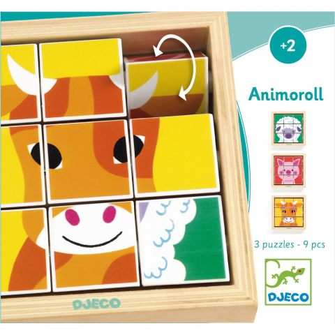 Puzzle Animoroll Djeco [4]