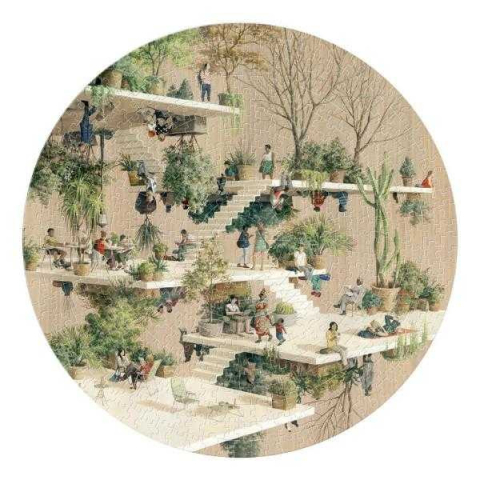 Puzzle circular lumea Londji, 6-7 ani + [1]