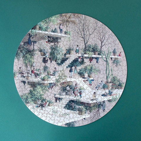 Puzzle circular lumea Londji, 6-7 ani + [4]