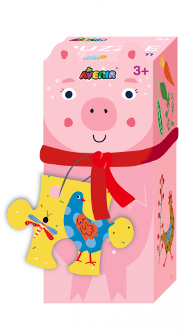 Jocuri creative - Puzzle cu 28 de piese  - Ferma