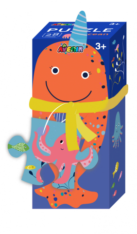 Jocuri creative - Puzzle cu 28 de piese  - Ocean