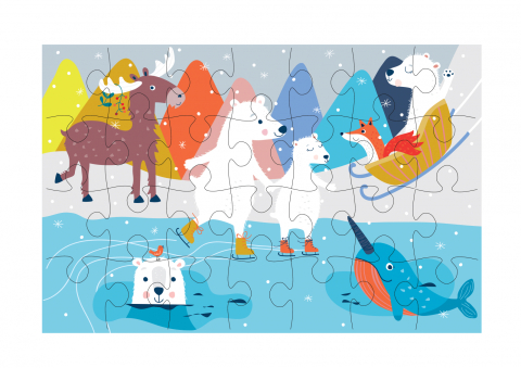 Puzzle cu 28 de piese  -Polar [1]